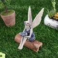 Garden Sitting Fairy Statue Fairy Statue Resin Fairy Statue Resin Craft Landscaping Yard Lawn