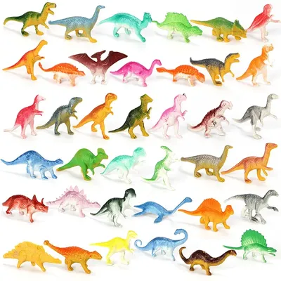 39 pz/lotto Mini modello di dinosauro giocattoli educativi per bambini piccola simulazione figure di