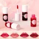 4 Colors Lip Gloss Mini Lip Glaze Mirror Long Lasting Nonstick Cup Lip Makeup Waterproof