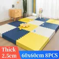 Tappetino per piedi 60x60 cm Tappetino antirumore per pavimento 8 pezzi di spessore 2,5 cm Tatame Tappetino da gioco per bambini Tappetino per attività per tappeto pieghevole per bambini Tappetino per