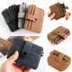 1pc Mini Men's Leather ID Credit Card Holder Wallet Fashion Coin Purse Business Slim Money Pocket