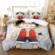 Cartoon One Piece Bedding Three-piece Set One Piece Luffy Boy 3D Digital Printing Bedding Set