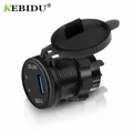 Kebidu Universal 5V/3A QC 3.0 USB Car Charging Cigarette Lighter Socket Adapter Car Charger