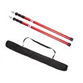 Thicken Aluminum Alloy Tent Pole Adjustable Tent Support Rod Beach Shelter Tarp Awning Pole Camping