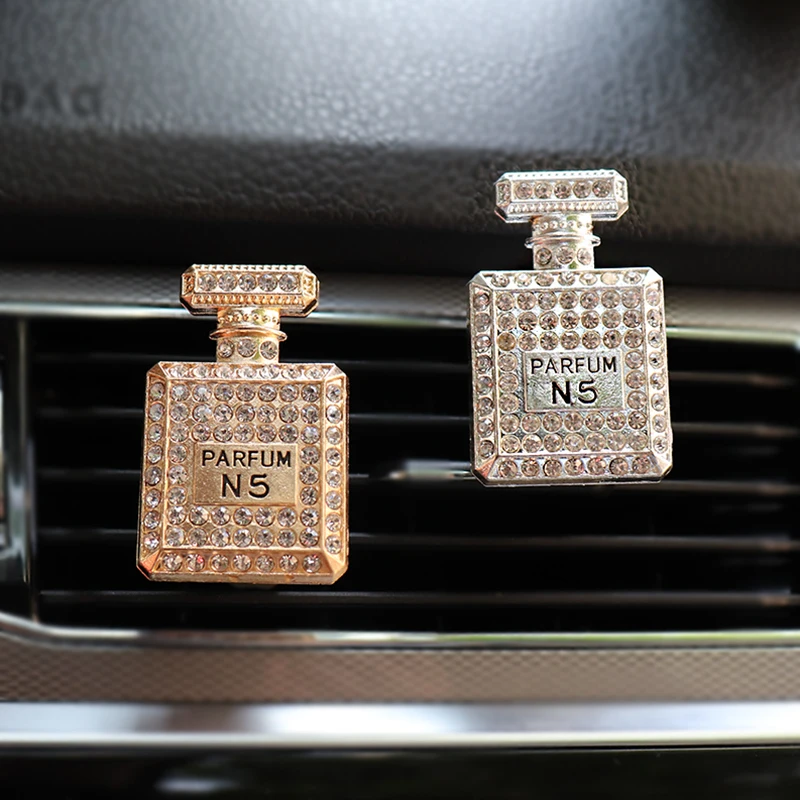 Diffusore di aromi per Auto accessori per Auto decorazione per bottiglia di profumo di diamante per deodorante per Auto con Clip di presa d'aria nella decorazione d'interni automatica