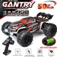 SCY 16102 1:16 50KM/H 4WD RC Car With LED Light Remote Control Cars High Speed Drift Monster Truck