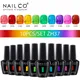 NAILCO 10Pcs 15ml Gel Nail Polish Set Hybrid Varnishes Nails Art Manicure Gel Polish Set Vernis Semi