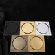 10x10cm scarico a pavimento in ottone quadrato Pop-up scarico a pavimento copertura a pavimento doccia Push Down deodorante vasca da bagno scarico doccia