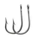 Hyaena 10pcs/lot 7732 Size 4/0-10/0 Strong Stainless Steel Fishing Hook Big Game Fishing Accessories