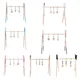 Baby Wooden Play Gym Baby Foldable Activity Gym Frame Detachable Living Infants Bedroom Decor Early