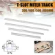 1Pc T-Slot Track 300-600MM Woodworking Chute Rail 19x9.5mm Miter Jig Tools For Woodworking Router