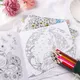24 Pages Coloring Book for Children Adult Relieve Stress Kill Time DIY Painting Drawing Book