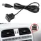 Car Dash Flush Mount AUX USB Port Panel Dual USB Extension Adapter Cable Car Stereo USB Panel Audio Cable Adapter