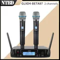 NTBD GLXD4 BETa87a Wireless Microphone beta87 2 Channels UHF Professional Mic For Party Karaoke