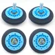 4 PACK DC97-16782A Dryer Drum Roller DC97-16782E Replacement for Samsung Dryer-Replaces DC97-07523A