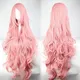 Long Synthetic Hair Wig Hairpiece Pink Blonde Black Blue Party Hair Cosplay Wigs for Women
