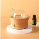 20ML Wooden Glass Aromatherapy Pure Essential Oils Diffuser Waterless Aroma Diffuser Air Nebulizer