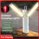 Portable Camping Lantern Rechargeable Tent Light Travel Backpack Lamp Folding Hanging Light Outdoor