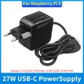 Raspberry Pi 5 Power Adapter PD 27W 5.1V 5A USB-C Power Supply EU US UK Plug Charger for RPI 5 Pi5