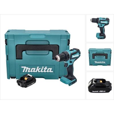 Makita DDF 485 A1J Akku Bohrschrauber 18 V 50 Nm Brushless + 1x Akku 2,0 Ah + Makpac - ohne Image