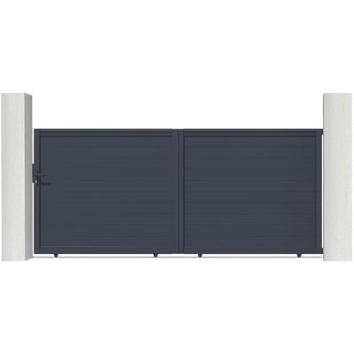 Casanoov - Schiebetor 4m eiger 400 x 180 cm Aluminium Grau Image