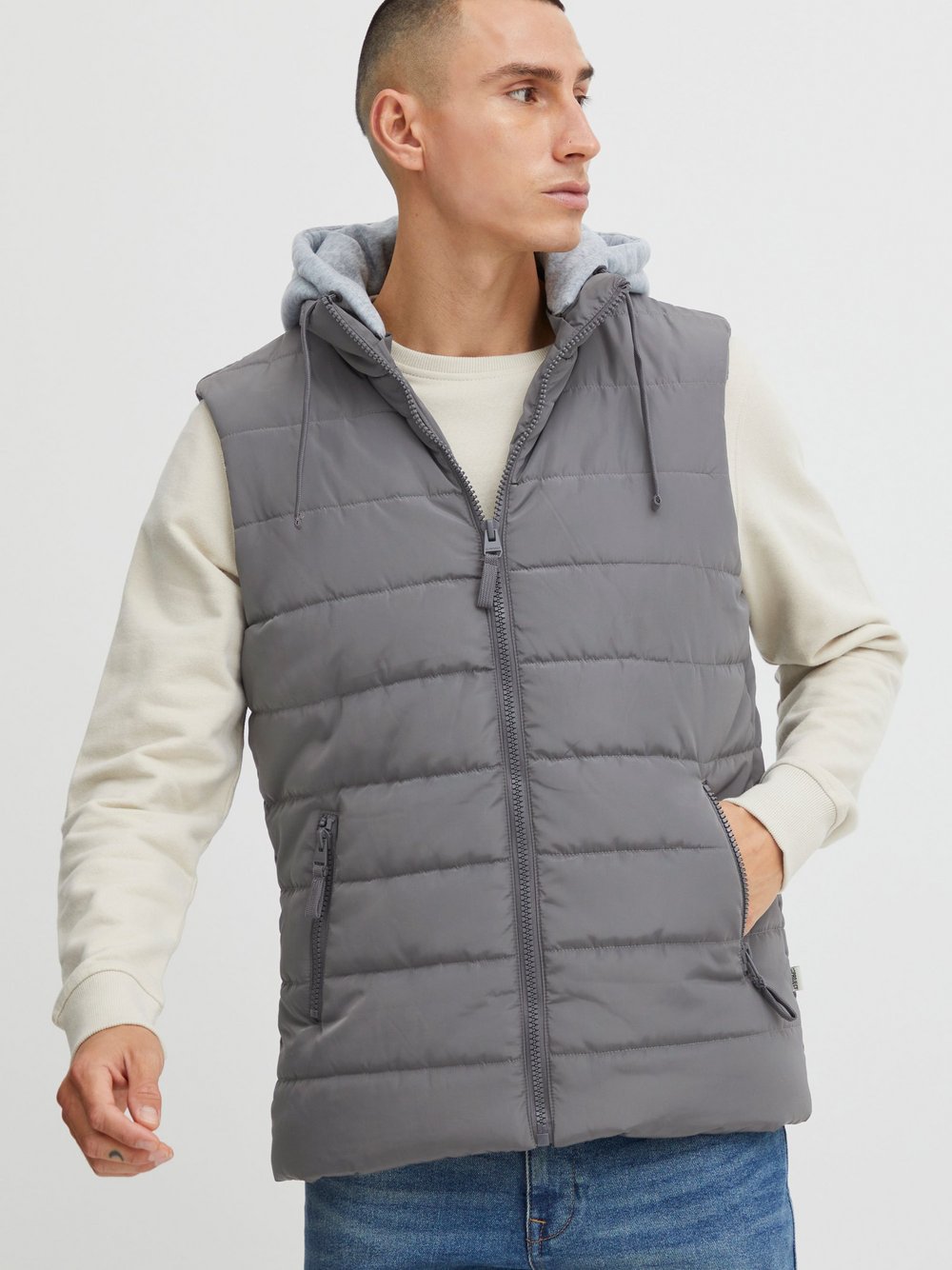 11 Project Kurzweste Herren grau, XXL Image