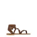 X K.Jacques Cross Strap Sandals