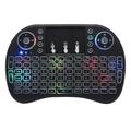mini tastiera wireless con touchpad multi-touch telecomando touchable wireless retroilluminato a 7 colori per pc touchpad desktop smart tv box