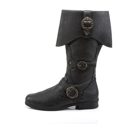 Retro Vintage Medieval Renaissance Shoes Flat Jazz Boots Pirate Viking Crusader Men's Halloween Carnival Masquerade LARP Ren Faire Adults Shoes