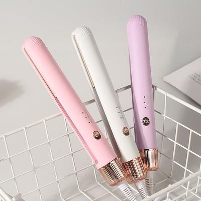 Mini Negative Ion Hair Straightener Portable Hair Styling Tools Multifunctional Hair Straightener Curler