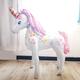 116x106cm Large Assembled Unicorn Aluminum Foil Balloon 3d Three-dimensional Standing Cartoon Balloon