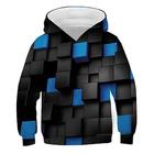 Capodanno Da ragazzo 3D 3D Print Felpa con cappuccio Manica lunga Stampa 3D Primavera Autunno Inverno Attivo Poliestere Bambino 3-12 anni Scuola Esterno Giornaliero