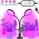 1/2pcs Grow Light LED Full Spectrum Phytolamps USB Grow Light with Timer Control Desktop Clip Phyto Lamps for Plants Seedling Flowers Grow Box