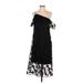STINE GOYA Casual Dress - Party Open Neckline Sleeveless: Black Solid Dresses - Women's Size X-Small