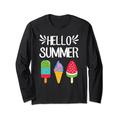 Hello Summer Eis am Stiel Langarmshirt