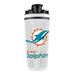 WinCraft Miami Dolphins 26oz. 4D Stainless Steel Ice Shaker Bottle