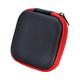 chidgrass Earphone Container Universal Space Saving Storage Bag Hard Scratchproof Carry Packet Cables Travel Charger USB Red