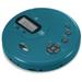 GPX PC332BC Portable CD Player with Anti-Skip Protection FM Radio and Stereo Earbuds (Blue Coral)