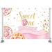 Donut Birthday Backdrop Donut Girls 1st Birthday Party Donut Grow Up Baby Shower Party Sprinkles Party Supplies