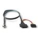 WINDLAND SAS Sata Cable SlimSAS SFF-8654 4i to SFF-8639 U.2 Adapter Cord 80cm Hard Drive Extender Cable with 15Pin SATA Wire