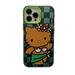 Cartoon Hawaii Wheat Colored Skin Hello Kitty Phone Case for iPhone 14 Promax 13 12 11 Back Shell Water-Resistant Non-Slip Cover