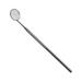 Dental Mouth Mirror #5 for Professional Teeth Cleaning Mouth Examination Dentist Tool Fine Replaceable Mirror Head - Made of Stainless Steel for Oral Care with Knurled Handle