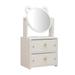 Storage Drawers Dresser Cosmetics Mirror Makeup Desktop Vanity Portable Locker White Pvc Travel