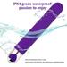 10 Modes Bullet Massage Wand for Personal Body Relaxation Handheld Electric Bullet Massage Tool for Women Men Pleasure Mini Pocket Travel Waterproof Bullet (Purple)