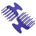 2 Pcs Styling Comb Afro Wigs Large Fork Shape Massage Smooth Hair Picks Wide-tooth Rib Lift Combs Retro Oil Men Man