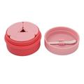 Fyearfly Silicone Cream Jars Portable Pink Refillable Silicone Makeup Containers Set Silicone Cream Jars Portable Pink Refillable Silicone Makeup Containers Set for Travel