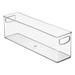 mDesign Plastic Stackable Kitchen Organizer Storage Bin w/ Handles Plastic | 5 H x 16 W x 3.75 D in | Wayfair 1352MDK