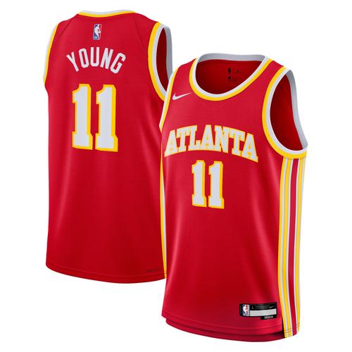 Atlanta Hawks Nike Icon Swingman Jersey - Red Trae Young Youth