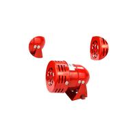 XVX - Sirène alarme 220V puissante sirène extérieure alarme 120dB rouge moteur fil Sirne métal