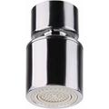 Fortuneville - Aérateur robinet rotatif, 360 filtre à mousse rotatif économie d'eau robinet évier